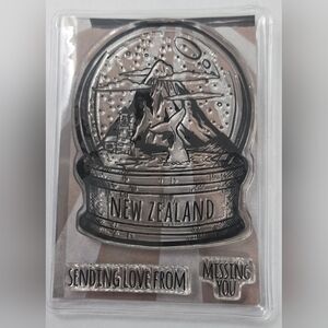 Brutus Monroe City Sidewalks New Zealand Clear Polymer Cling Stamp